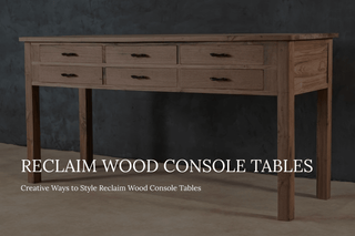 Wood Console Table