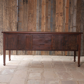 Rustic Storage Counter Table