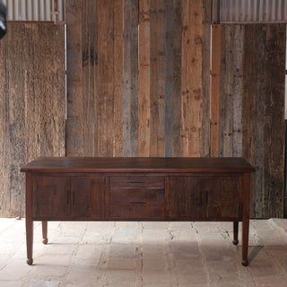 Rustic Storage Counter Table