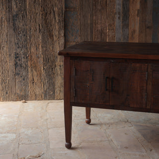 Rustic Storage Counter Table