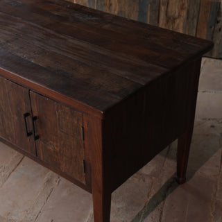 Rustic Storage Counter Table