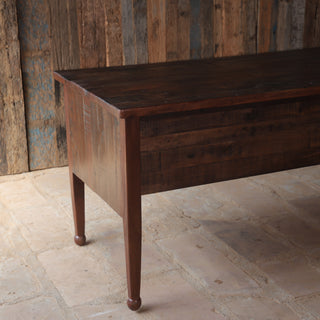 Rustic Storage Counter Table