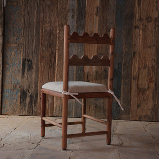 Cushioned Wooden Dining Chair