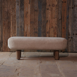 Modern Upholstered Wooden Bench