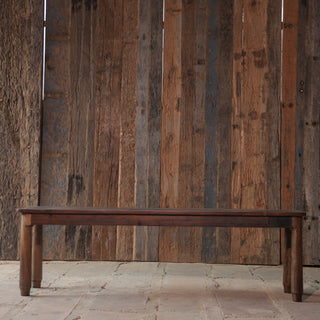 Minimalist Reclaimed Wood Bench
