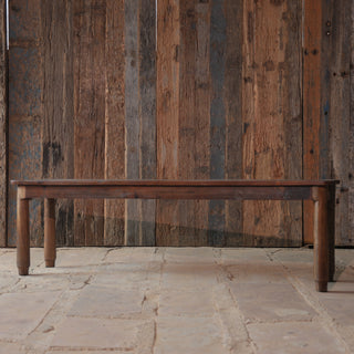 Minimalist Reclaimed Wood Bench