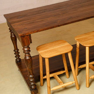 Farmhouse Teak Counter Console