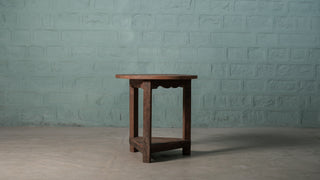 Rustic Wooden Accent Stool