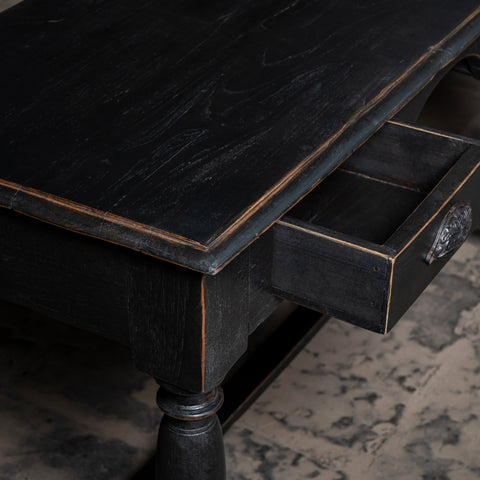 Traditional Writing Wooden Desk With Drawer