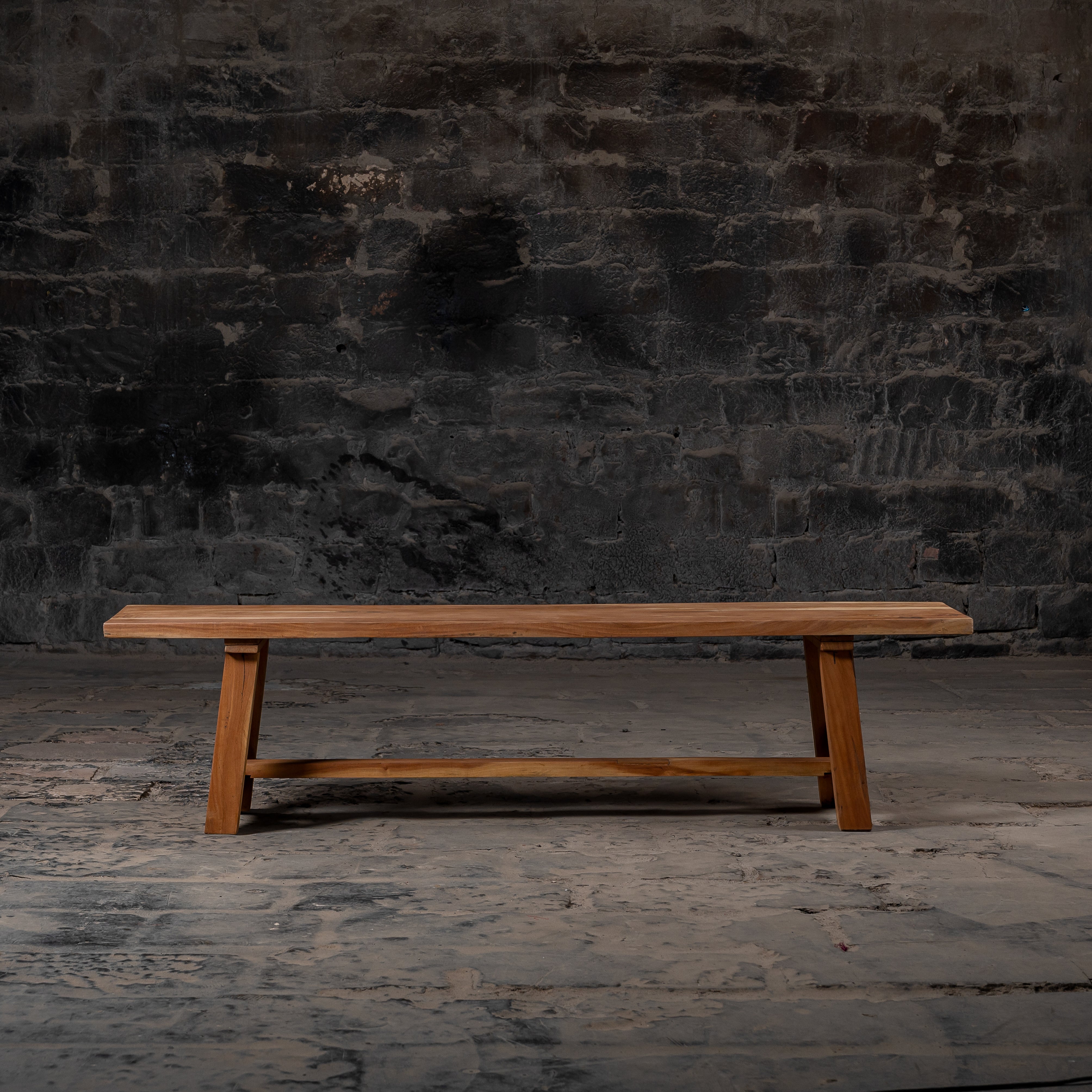 Reclaimed Neem Refuge Bench