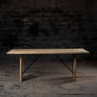 Reclaimed Solid Wood Dining Table - The Espresso Realm
