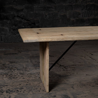 Reclaimed Solid Wood Dining Table - The Espresso Realm