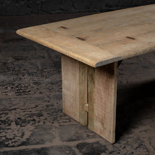 Reclaimed Solid Wood Dining Table - The Espresso Realm