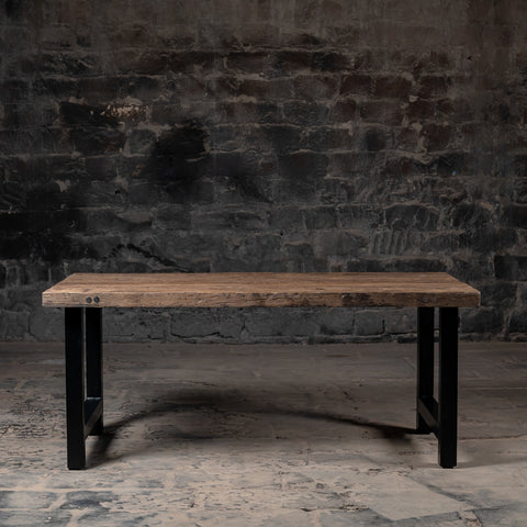 Vintage Reclaimed Weathered Wood dining Table