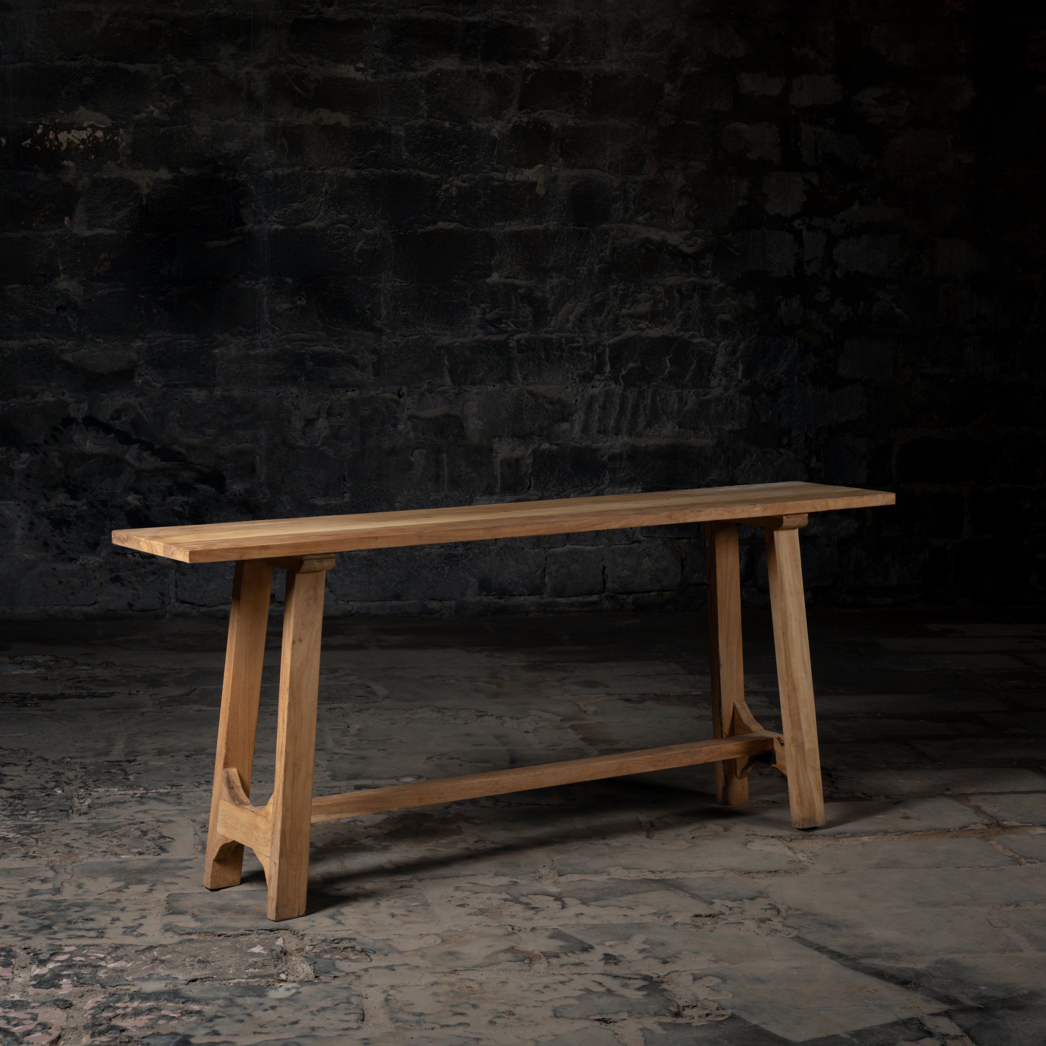 Reclaimed Neem Refuge Console Table