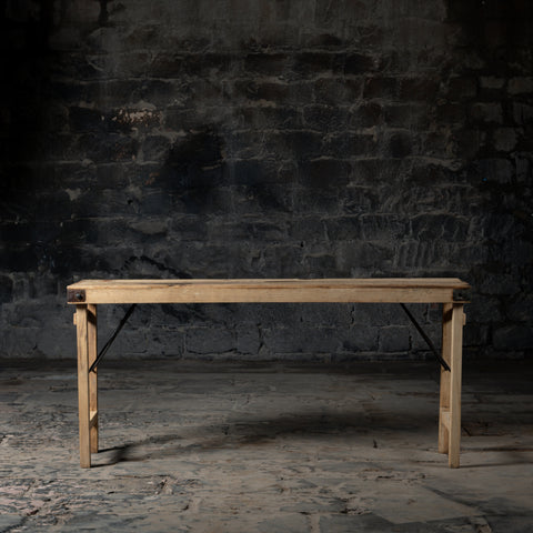 Wooden console table