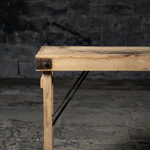 Wooden console table