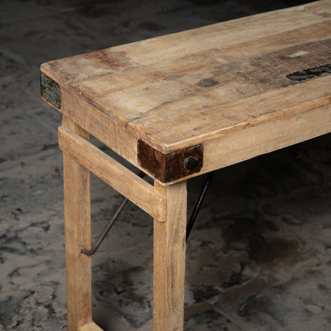 Wooden console table