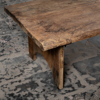Handcrafted Reclaimed Wood Bench with Arched Trestle Legs – Rustic Farmhouse Dining and Entryway Seating