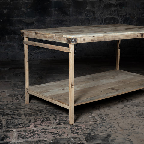 The Haven Hinge Counter Table With Bottom Shelf