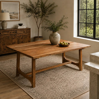 Reclaimed Neem Refuge  Dining Table