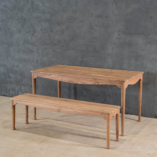 Adel Dining Table and Bench - Qarnation