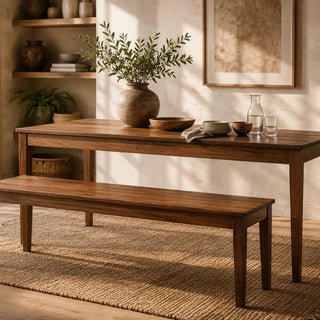 Belmis Dining Table with Bench