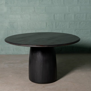 Black Pedestal Dining Table