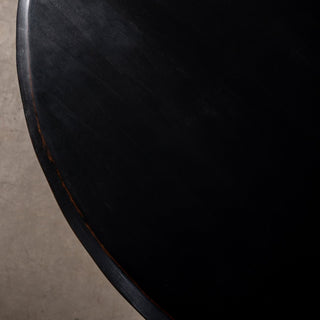 Black Pedestal Dining Table
