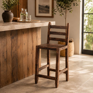 Classic Wooden Counter - Bar Chair