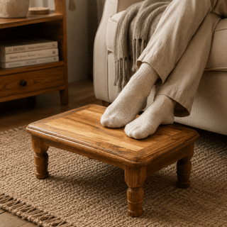 Comfy foot rest stool