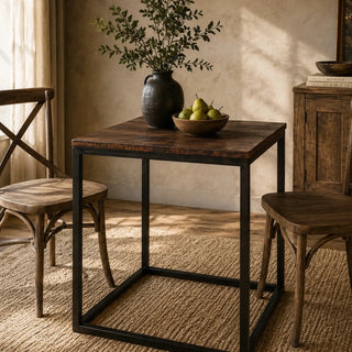 Compact Industrial Dining Table