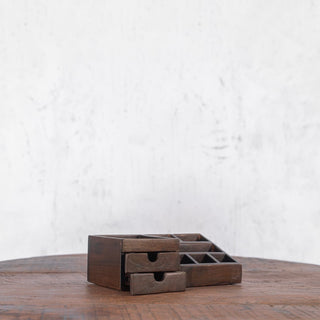 Compact Teak Storage Drawers