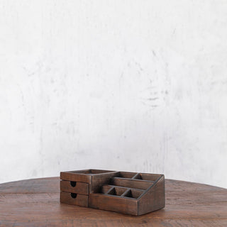 Compact Teak Storage Drawers
