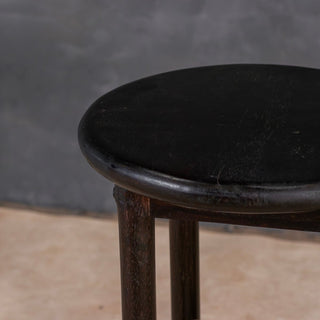 Compact Wooden Bar Stool