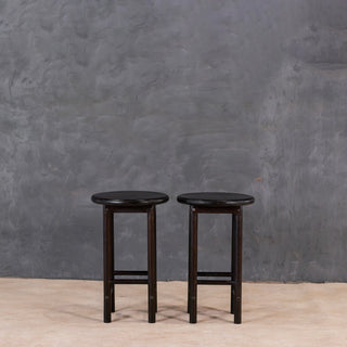 Compact Wooden Bar Stool