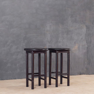 Compact Wooden Bar Stool