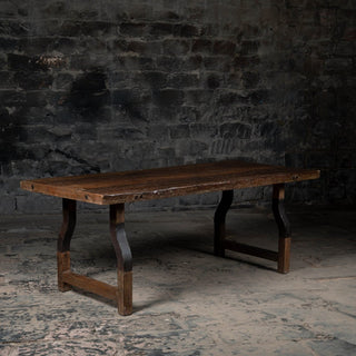 Curry Wooden Dining Table - Qarnation