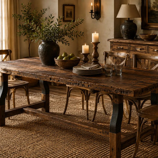 Curry Wooden Dining Table