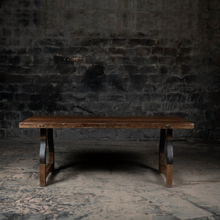 Curry Wooden Dining Table - Qarnation