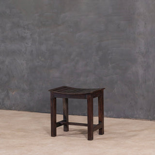 Curved Seat Wooden Stool
