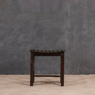Curved Seat Wooden Stool