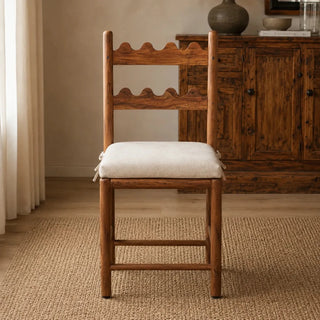 Cushioned Wooden Dining Chair