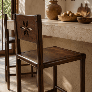 Decorative Acacia Bar Chair