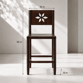 Decorative Acacia Bar Chair