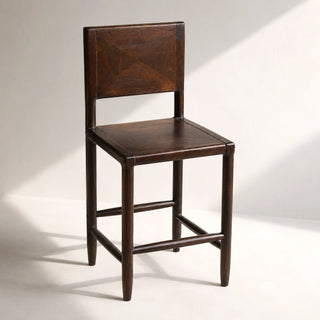 Farmhouse Acacia Bar Chair