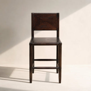 Farmhouse Acacia Bar Chair