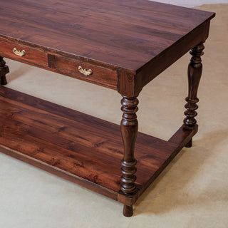Farmhouse Teak Counter Console