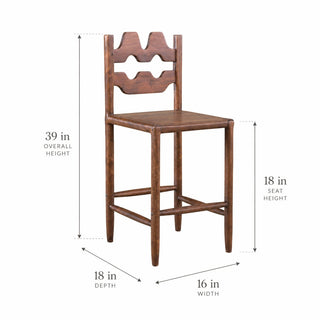 Handcrafted Counter Chair