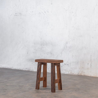Handcrafted Reclaimed Wood Stool